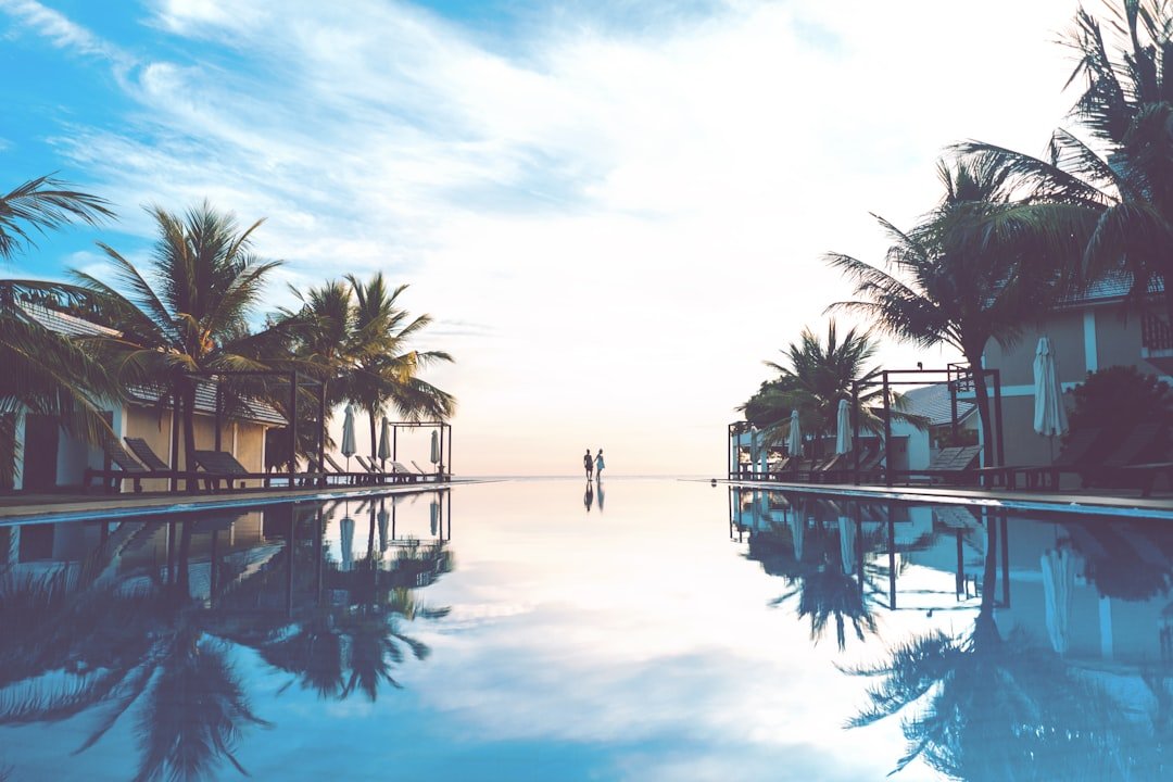 Stunning pool at a luxury all inclusive resort