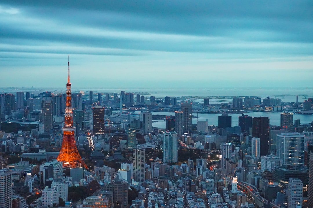 Tokyo Japan city skyline night