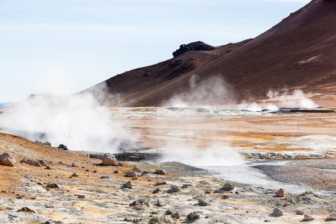 Iceland's famous geysers and geothermal landscape