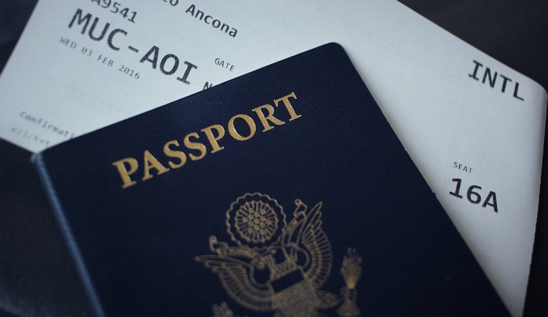 Passport and travel documents ready for international travel