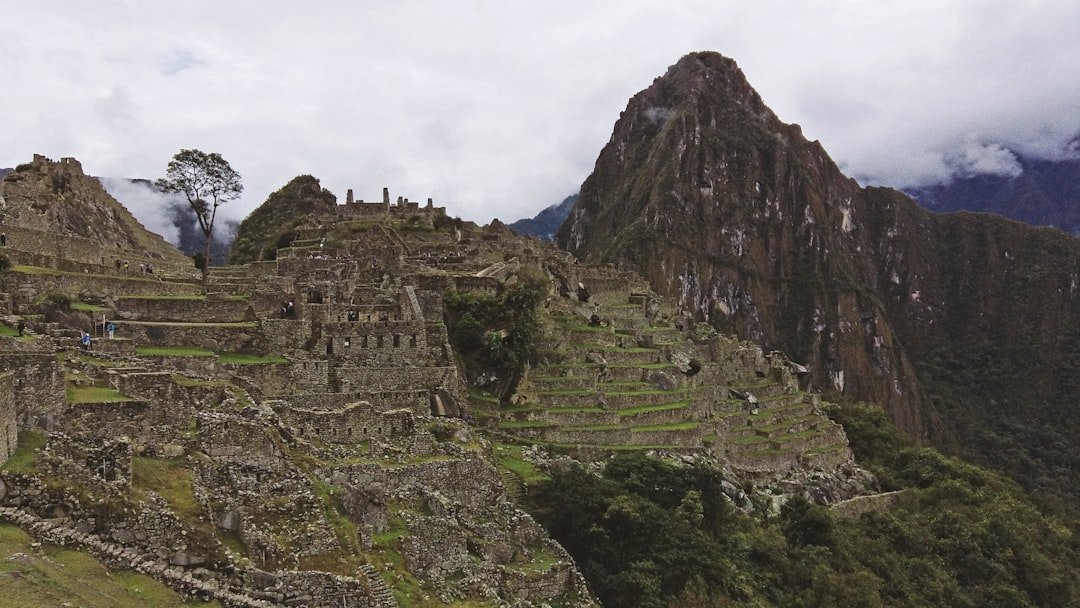 Machu Picchu ancient Inca ruins in Peru's mountains