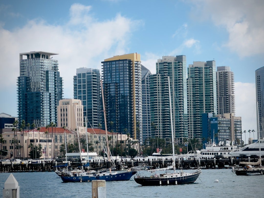 San Diego downtown cityscape with modern buildings