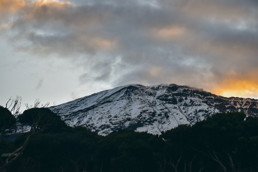 Mount Kilimanjaro rising above Tanzania Africa