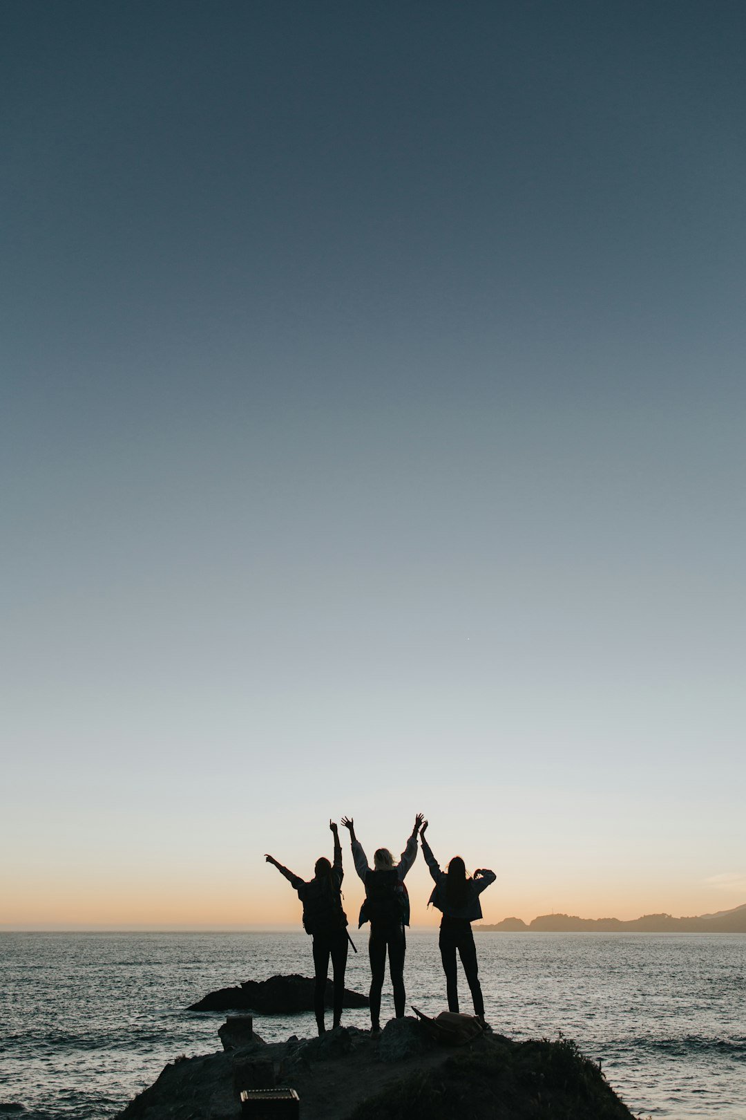 Group of travellers meeting and sharing adventures on the road